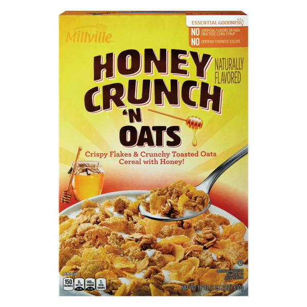 Millville Honey Crunch n Oats Original Cereal, 18 oz