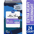 Kroger Ultra Thin Pads with Wings Extra Heavy Overnight Size 5 Unscented 24 count