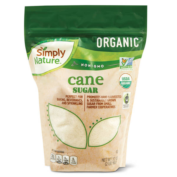 Simply Nature Organic Cane Sugar Pouch, 32 oz