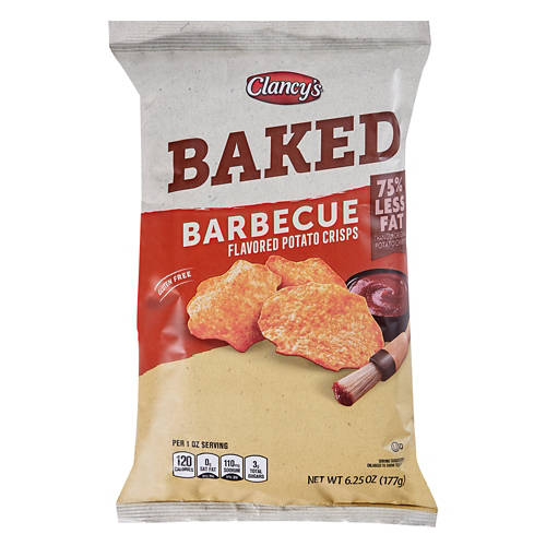 Clancy's Barbecue  Baked Potato Crisps, 6.25 oz