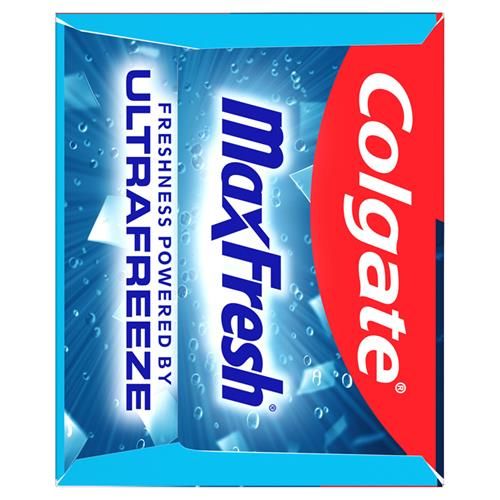 Colgate Maxfresh Cool Mint Toothpaste, Fresh Breath Toothpaste With Fluoride And Hundreds Of Mini Breath Strips, Leaves Mouth Feeling Refreshed For Hours, 6.3 Oz
