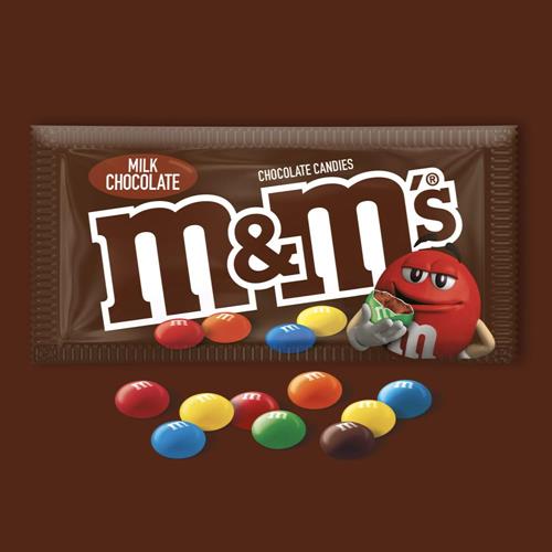 M&Ms, Milk Chocolate, 1.69 Oz