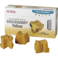 New, Pre-Owned - Xerox Phaser 8560 Yellow Solid Ink Pack (3 Sticks) 108R00725
