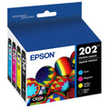 New, Pre-Owned - Epson 202 Standard Capacity Black, Cyan, Magenta & Yellow Ink Cartridges