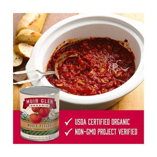 Muir Glen Organic, Whole Peeled Tomatoes, 28 Ounce