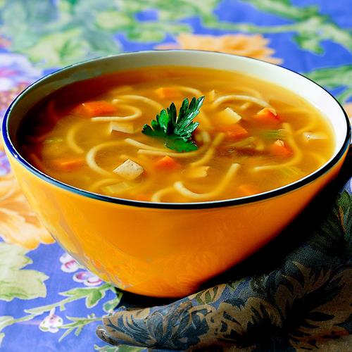 Amys Soup, Vegan, No Chicken Noodle Soup, Made With Organic Vegetables, 14.1 Ounce