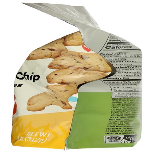 Whole Foods Market Organic Chocolate Chip Animal Cookies, 11 Ounce