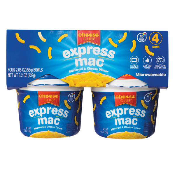 Cheese Club Express Mac and Cheese Cups, 4 count