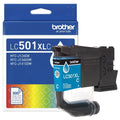 New, Pre-Owned - Brother LC501XL High Yield Cyan Ink Cartridge