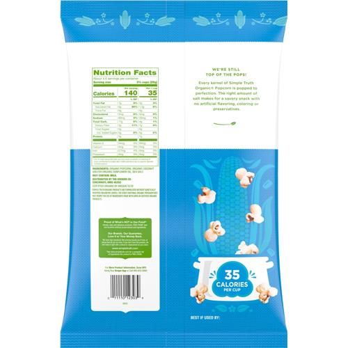 Simple Truth Organic Low Sodium Popcorn 4.5 oz