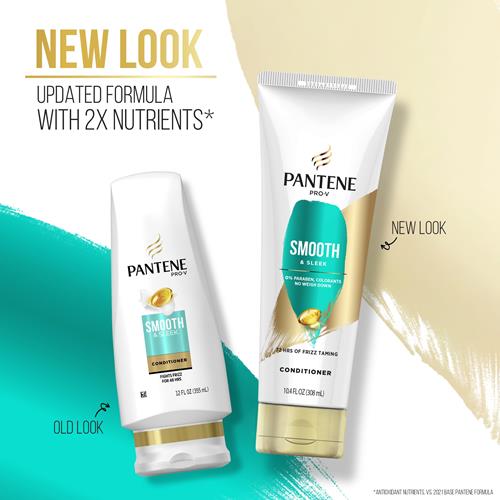 Pantene Pro-V Smooth & Sleek Conditioner, 10.4Oz/308Ml