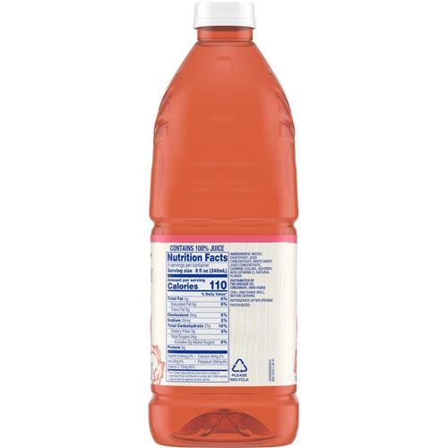 Kroger 100% Ruby Red Grapefruit Juice Bottle 64 fl oz