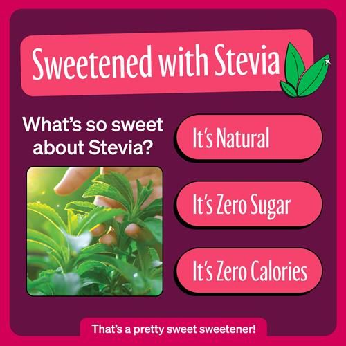 Zevia Zero Sugar Soda, Black Cherry, 12 Ounce Cans (Pack Of 12)