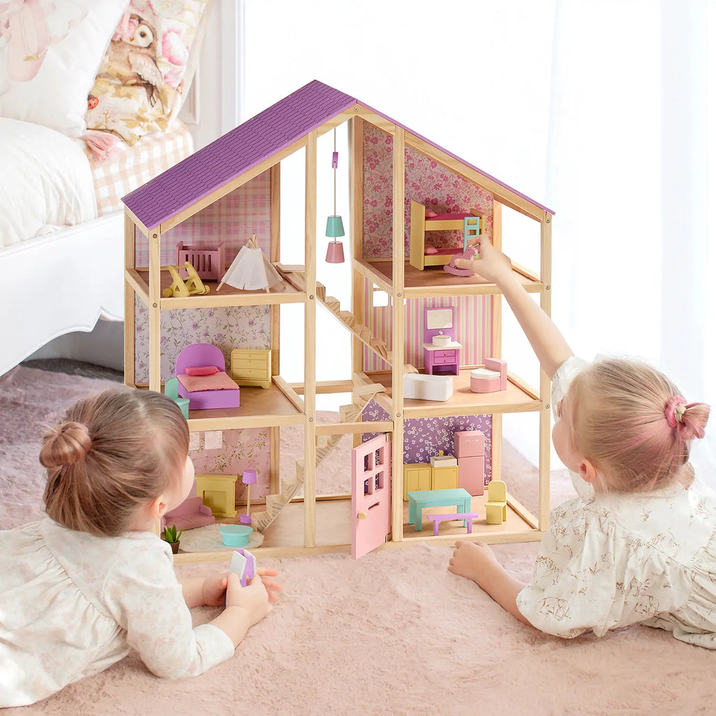 Tiny Land® Sweetwood Dollhouse without Dolls