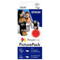New, Pre-Owned - Epson T557 Colour Ink Cartridge & Photo Paper Pack, C13T557040BH