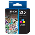 New, Pre-Owned - Epson T215 Standard-Yield Tri-Color Ink Cartridge, T215530-S
