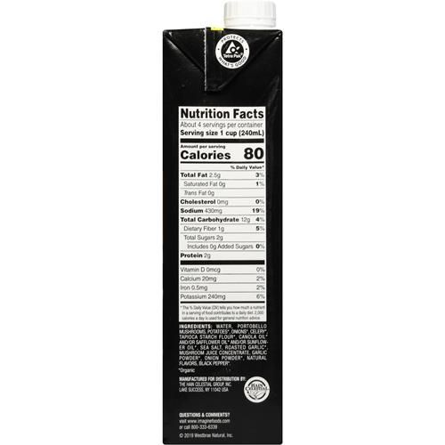 Imagine Creamy Soup, Portobello Mushroom, 32 Oz.