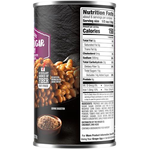 Kroger Brown Sugar Hickory Baked Beans 28 oz