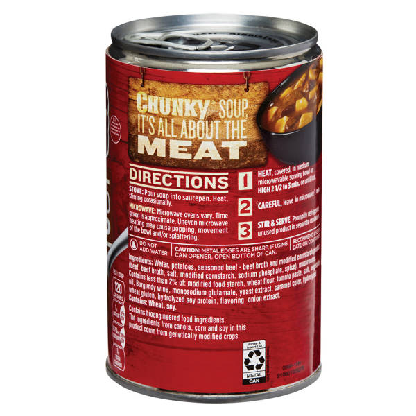 Campbell's Chunky Steak & Potato Soup, 18.8 oz Can