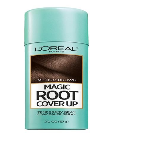 L’Oreal Paris Magic Root Cover Up Gray Concealer Spray, Medium Brown, 2 Oz(Packaging May Vary)