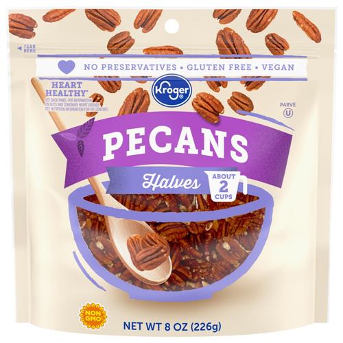 Kroger Pecan Halves 8 oz