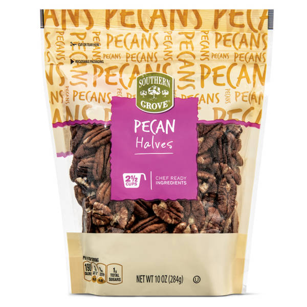 Southern Grove Pecan Halves, 10 oz