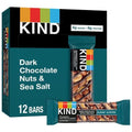 Kind Snack Bars, Dark Chocolate Nuts & Sea Salt, 5G Sugar | 6G Protein, Gluten Free Bars, 1.4 Oz, 12 Count
