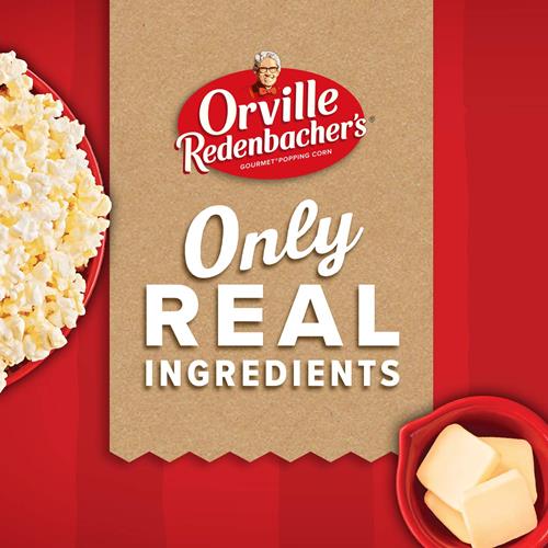 Orville Redenbachers Microwave Popcorn, Ultimate Butter Flavor, 3.29 Oz., 6-Count