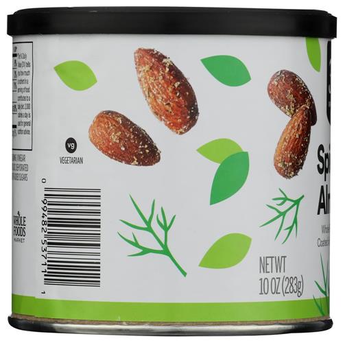 Whole Foods Market, Almonds, Dill Pickle Seasoned, 10 Ounce
