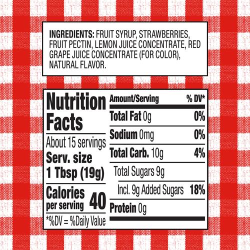 Smuckers Simply Fruit Strawberry Spreadable Fruit, 10 Ounces