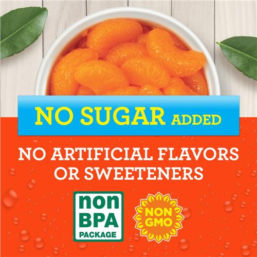 Kroger Mandarin Orange Cups No Sugar Added 4 ct / 4 oz