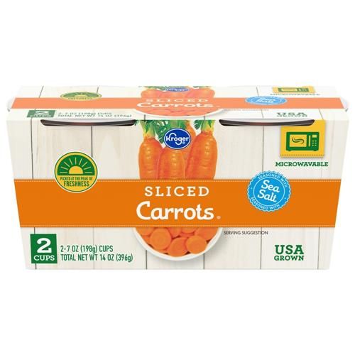 Kroger Sliced Carrots 2 ct / 7 oz