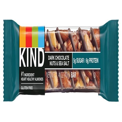 Kind Dark Chocolate Nuts And Sea Salt Bar, 1.4 Ounce