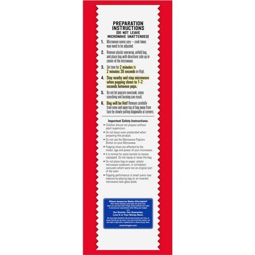 Kroger Movie Theater Butter Microwave Popcorn 24 ct / 3 oz