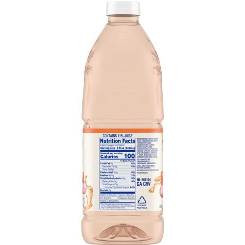 Kroger White Cranberry Peach Juice Cocktail 64 fl oz