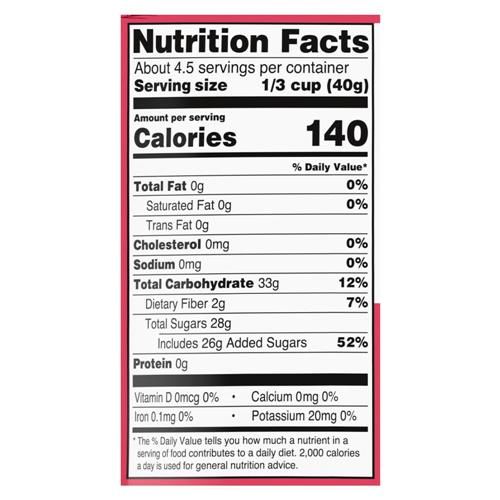 Kroger Probiotic Dried Cranberries 6 oz