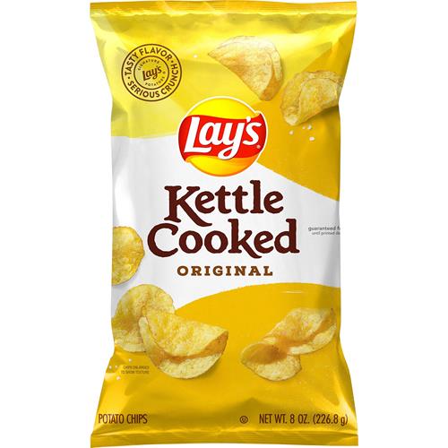 Lays Kettle Cooked Potato Chips, 8 Oz
