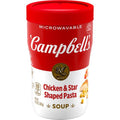 Campbells Sipping Soup, Chicken Soup & Star Shaped Pasta, 10.75 Ounce Microwavable Cup