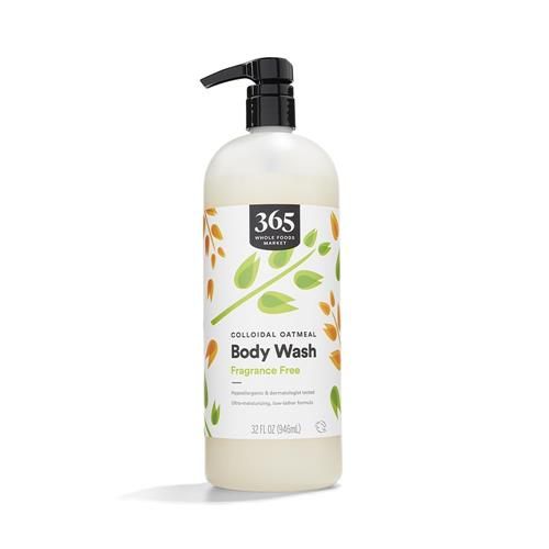 Whole Foods Market Body Wash, Colloidal Oatmeal, Fragrance Free, 32 Fl Oz