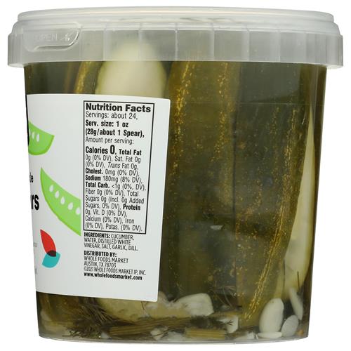 Whole Foods Market Dill Pickle Spears, 32 Ounce