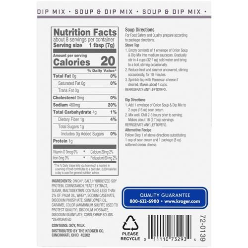 Kroger Onion Soup & Dip Mix 2 oz