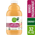 Simple Truth Energy Mango Passionfruit 100% Juice Bottle 32 fl oz