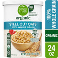 Simple Truth Organic 100% Whole Grain Steel Cut Oats 24 oz