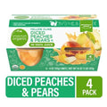 Simple Truth Yellow Cling Diced Peaches & Pear Cups 4 ct / 4 oz
