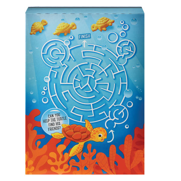 Savoritz Turtle  Baked Extra Cheddar Snack Crackers, 19 oz