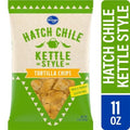 Kroger Hatch Chile Kettle Style Tortilla Chips 11 oz