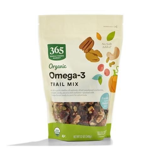 Whole Foods Market, Organic Omega-3 Trail Mix, 12 Ounce