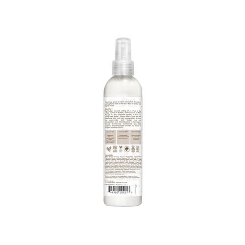 Shea Moisture 100% Virgin Coconut Oil Leave-In Treatment, Shine Curly And Tame Frizz For Tangle-Free Hair, All Natural Certified Organic, 8 Ounce