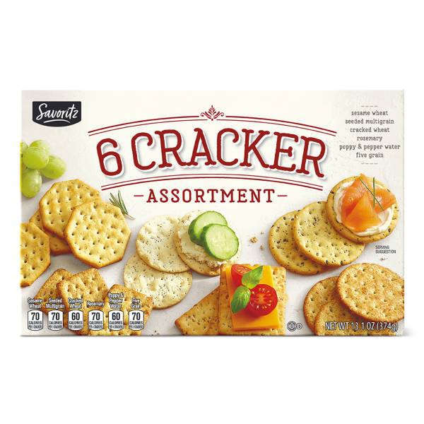 Savoritz Six  Cracker Assortment, 13.1 oz