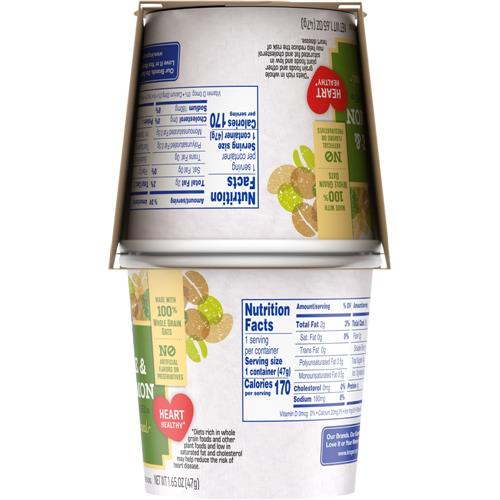 Kroger Apple Cinnamon Instant Oatmeal Cups 4 ct